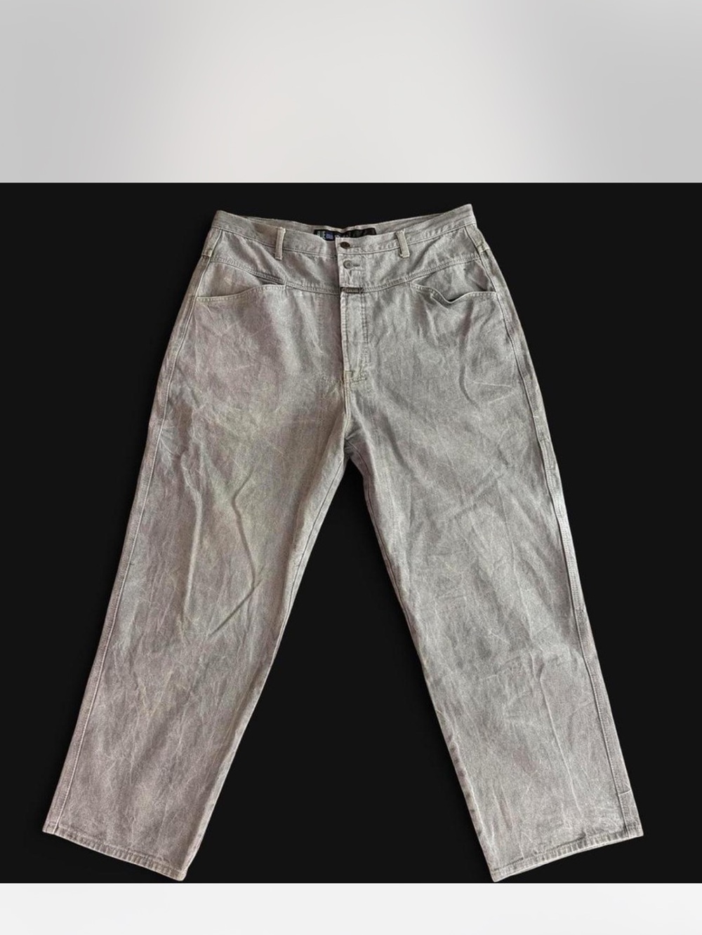 Marithé + François Girbaud Men's Light Gray Pants